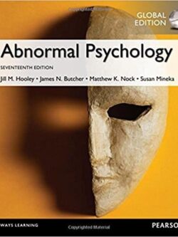 Abnormal Psychology, 17e, Global Edition