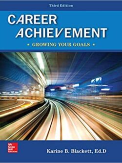 Career Achievement: Growing Your Goals (3rd Edition)