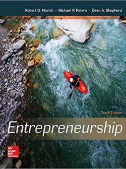 Robert Hisrich’s Entrepreneurship (10th Edition) – (Irwin Management)