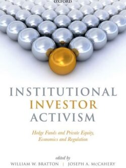Institutional Investor Activism By William Bratton