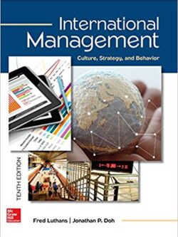 International Management: Culture, Strategy, and Behavior (10th Edition)