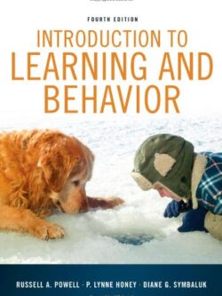 Introduction to Learning and Behavior (4th Edition)