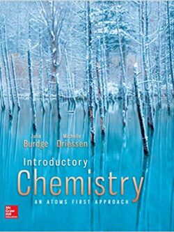 Introductory Chemistry: An Atoms First Approach – Burdge/Driessen