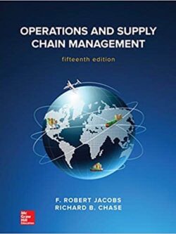 Operations and Supply Chain Management (15th Edition)