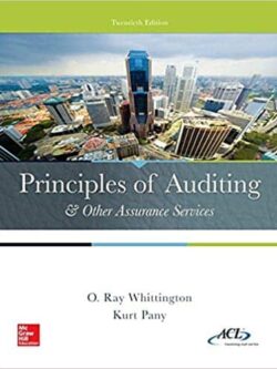 Principles of Auditing & Other Assurance Services (20th Edition)