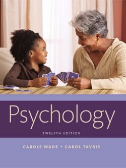 Psychology (12th Edition) By Carole Wade, Carol Tavris