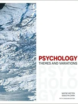 Psychology: Themes and Variations (5th Canadian Edition)
