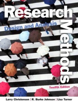 Research Methods, Design, and Analysis (12th Edition)