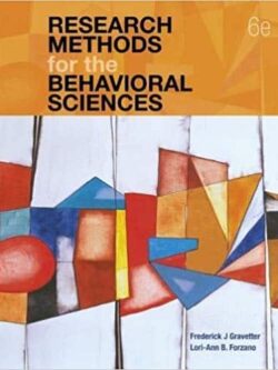 Research Methods for the Behavioral Sciences (6th Edition)