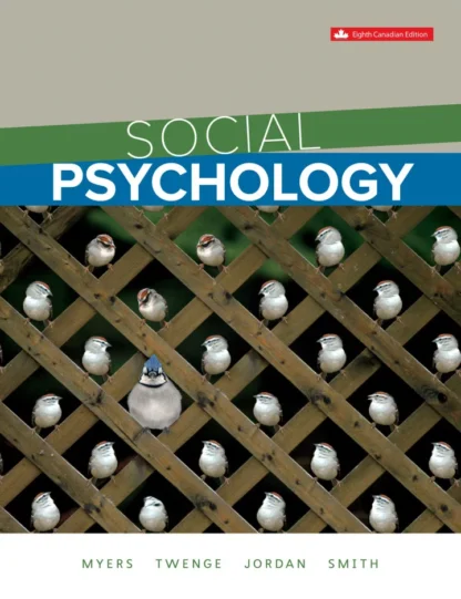 Social Psychology (8th Canadian Edition)