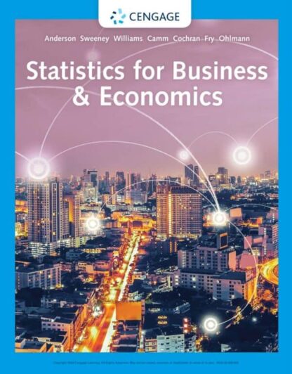 Statistics for Business and Economics (14th Edition)