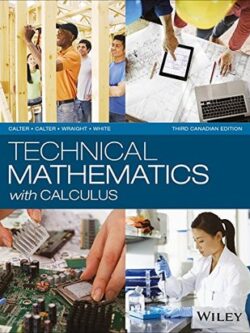 Technical Mathematics with Calculus (3rd Canadian Edition)