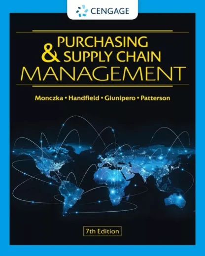 Purchasing and Supply Chain Management (7th Edition)