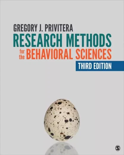 Research Methods for the Behavioral Sciences (3rd Edition)